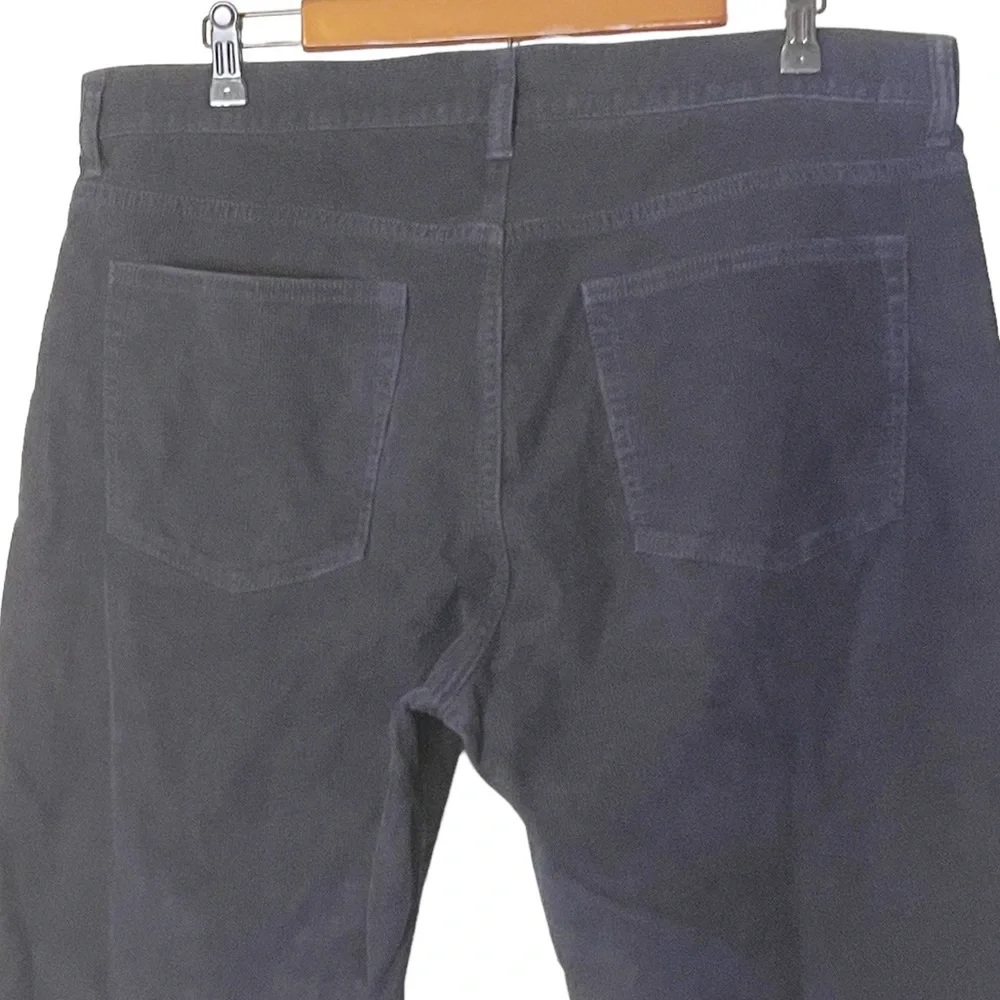 J.Crew Mens 1040 Athletic-Fit Corduroy Pants in Navy Blue Size 36 Straight Leg